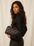 Cross Lanes Bag Full Grain Leather -Dark Brown
