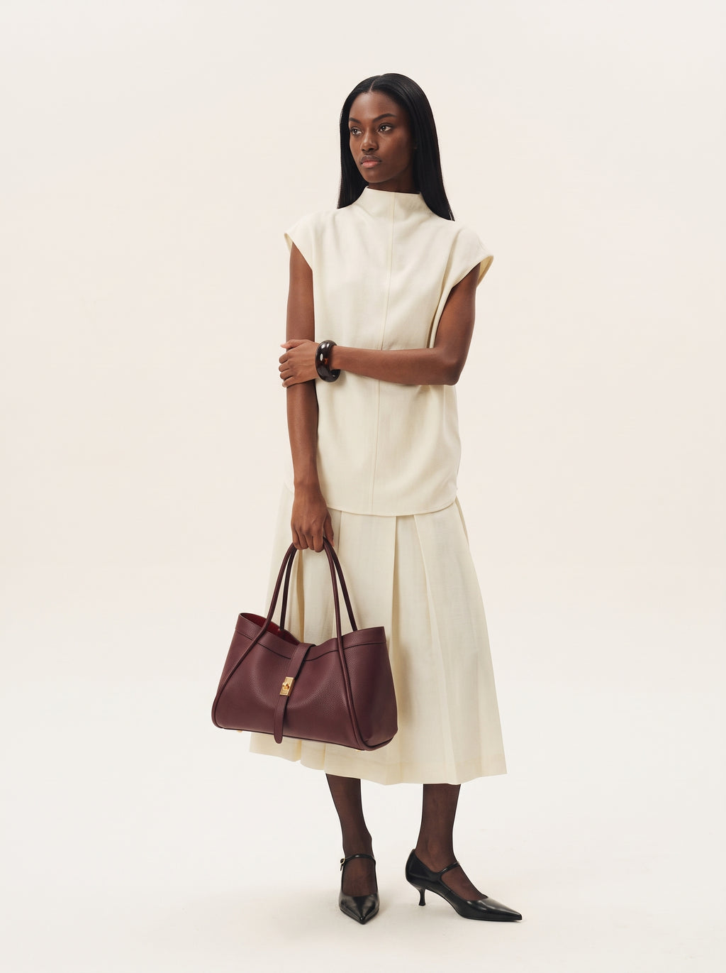 Ines Bag- Burgundy